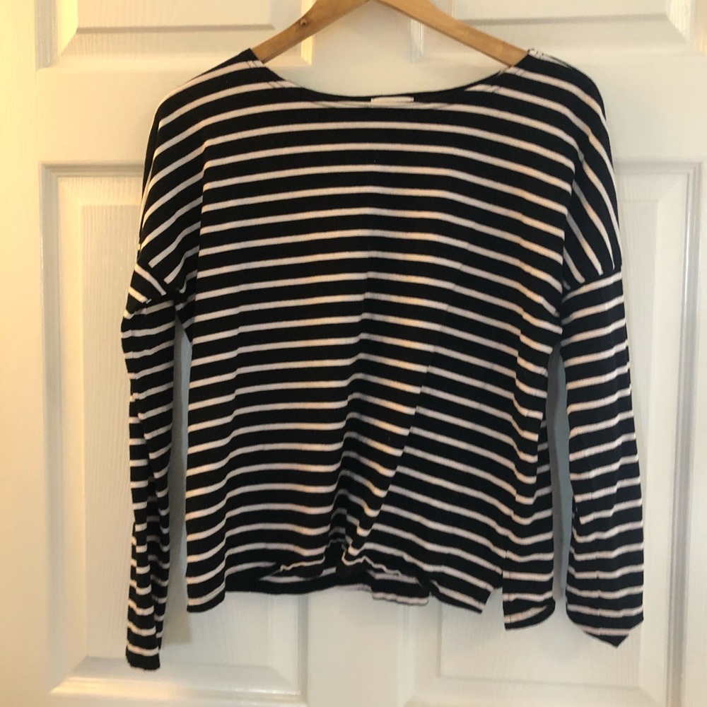 Striped long sleeve shirt